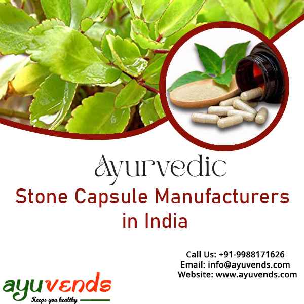 ayurvedic stone capsule manufacturers in India